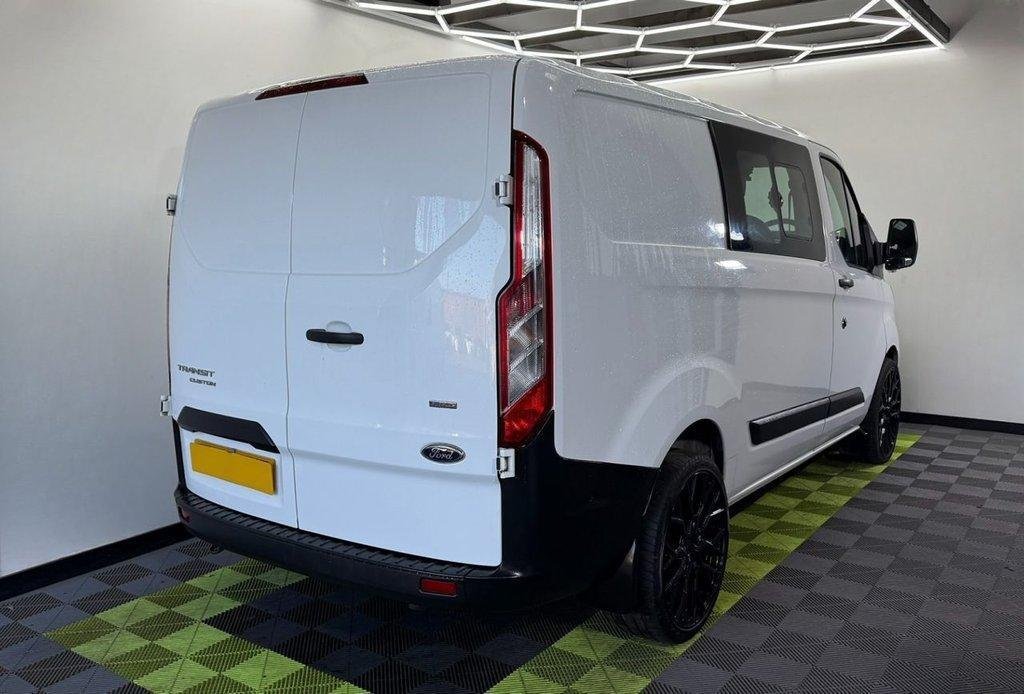 2018 68 FORD TRANSIT CUSTOM 2.0 300 ECOBLUE CREW VAN DOUBLE CAB 5DR DIESEL MANUA